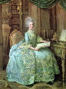 Lie Louis Perin-Salbreux Portrait of Madame Sophie oil